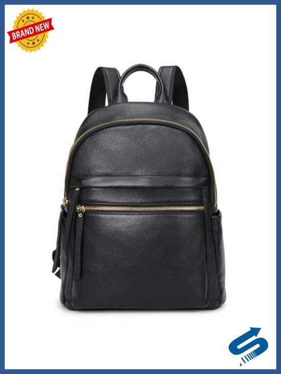 Genuine Leather Backpack Purse Multi-functional Elegant Daypack Shoulder Bag main image 4